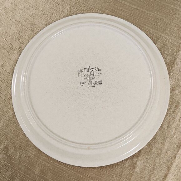 Mikasa Stone Manor Melissa F5811 Dinner Plate 11" Vintage - Picture 2 of 4